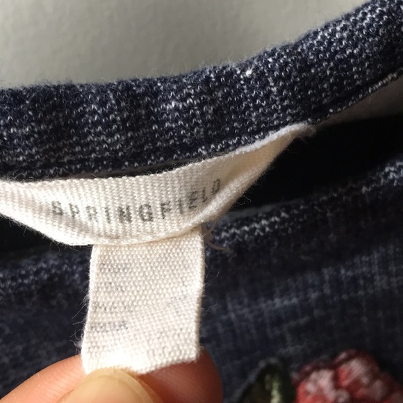 Springfield flower embroidered sweater top - Picture 4 of 6